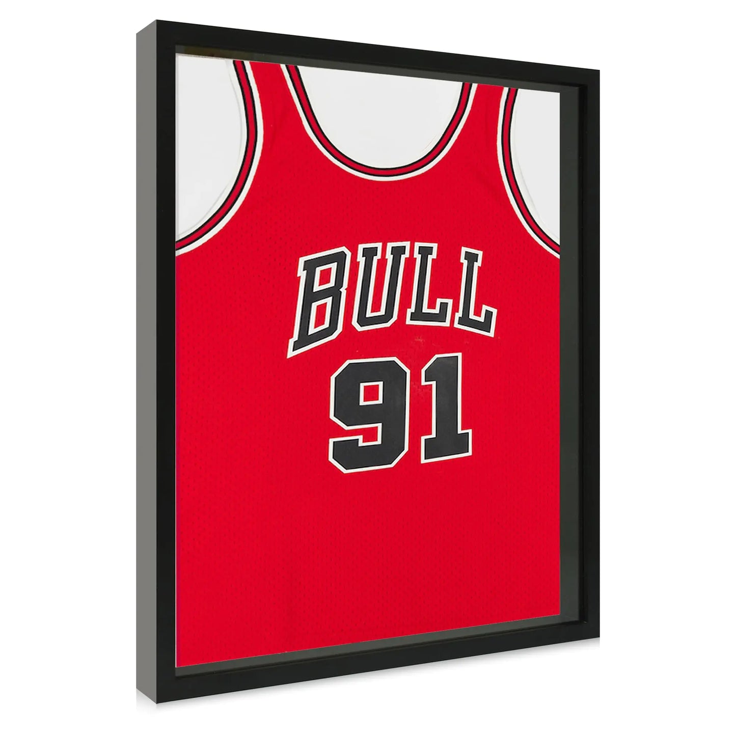 CCDCC 16x20 Large Shadow Box Picture Frame with Soft Linen Back Black Wooden Youth Kids Jersey Frame Display Case with Tempered Glass Cover for Wall Display