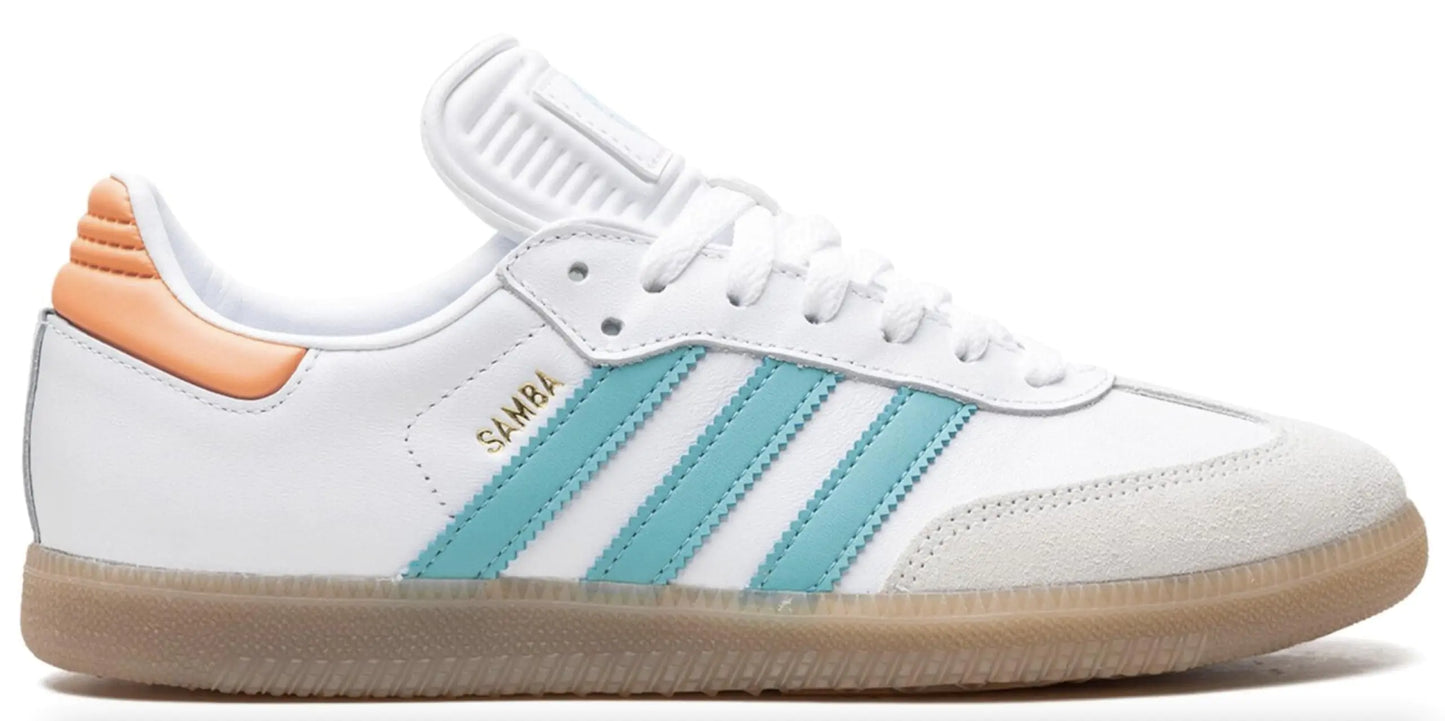 Adidas Samba Inter Miami Shoes (White Mint Pink 9)